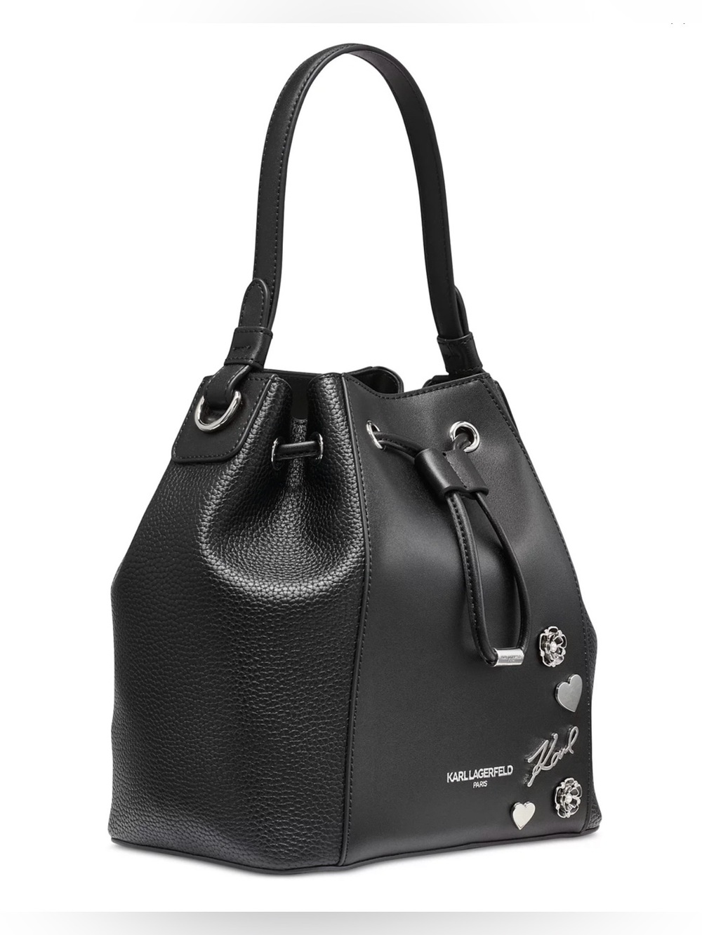 Karl Lagerfeld Paris Adele Bucket Bag - Picture 2 of 7